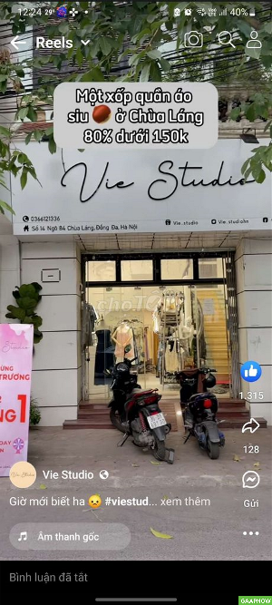 Cho thuê cửa hàng tại 69 Nguyễn Chí Thanh, Đống Đa, Hà Nội.