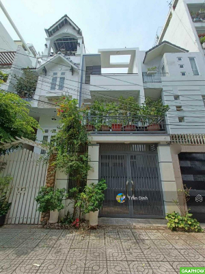 Nhà đường Phan Văn Trị diện tích chuẩn chỉnh 61m2 (4x15m) - nhà mới cứng 4 tầng - xe 7 chỗ đến nhà