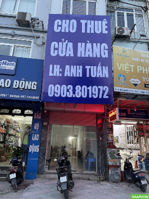 Chính chủ Cho thuê cửa hàng/VP mặt đường ngã tư số nhà 38 Nguyễn Xiển, Thanh Xuân. Tầng 1- 30m2.
