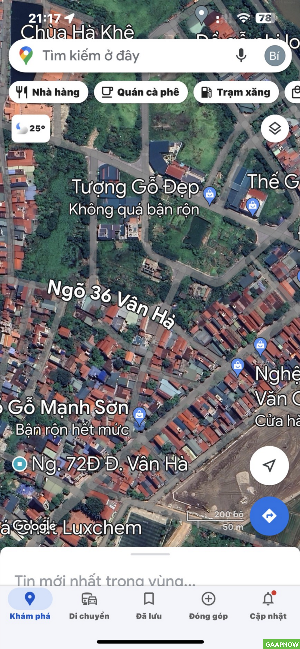 Trục đường liên tỉnh khu vực sầm uất nhất khu vực Vân Hà 

 Diện tích 120 m mặt tiền 5 m giá 70