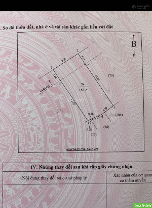 Bán nhà đất chính chủ có sẵn nhà cấp 4 mới sửa đang ở tốt