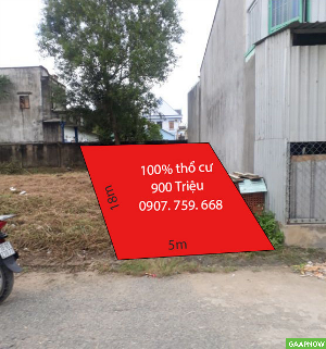 GẤP ! GẦN QUẬN 2 QUẬN 9 !100% thổ cư 900 triệu, 90m2