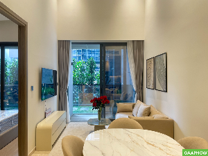 Đôc quyền cho thuê 1PN1WC tầng cao view thoáng The MarQ full nội thất mới tinh vào ở ngay