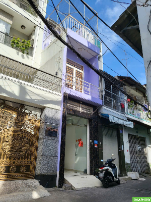 Cho thuê nhà nguyên căn giá chỉ ( 9tr )đường Bàu Cát, P 11 quận Tân Bình